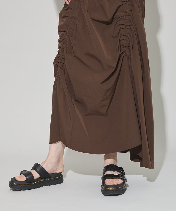 GARAGE OF GOOD CLOTHING「アシメギャザーロングスカート」|スカート|