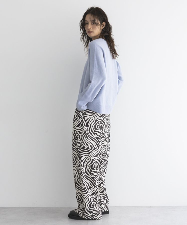 GARAGE OF GOOD CLOTHING「【日本製】ゼブラプリント４タックワイドパンツ」|その他|