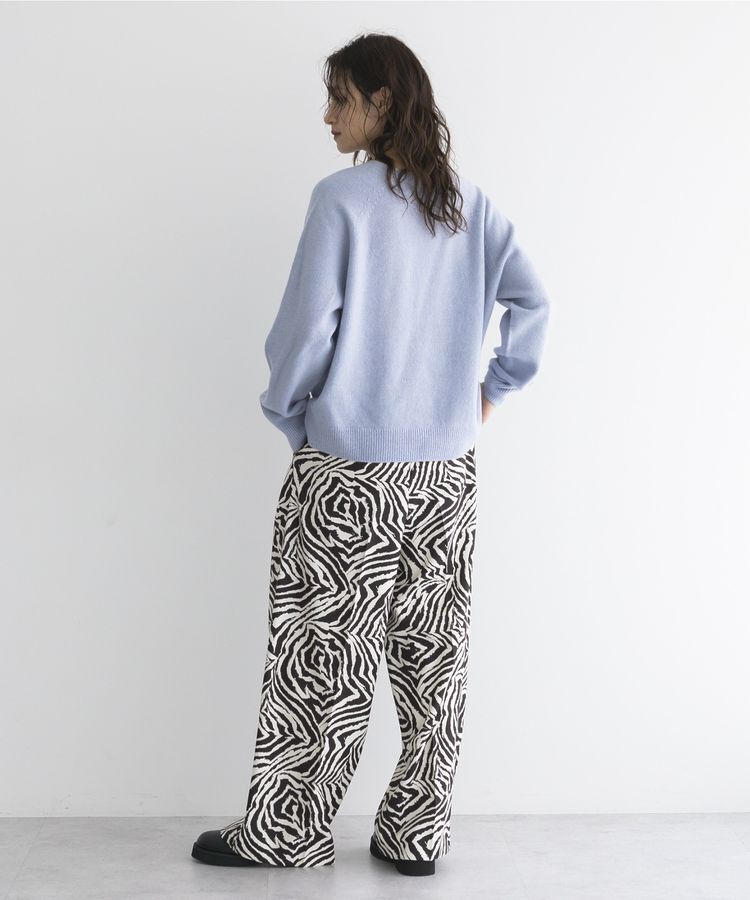 GARAGE OF GOOD CLOTHING「【日本製】ゼブラプリント４タックワイドパンツ」|その他|