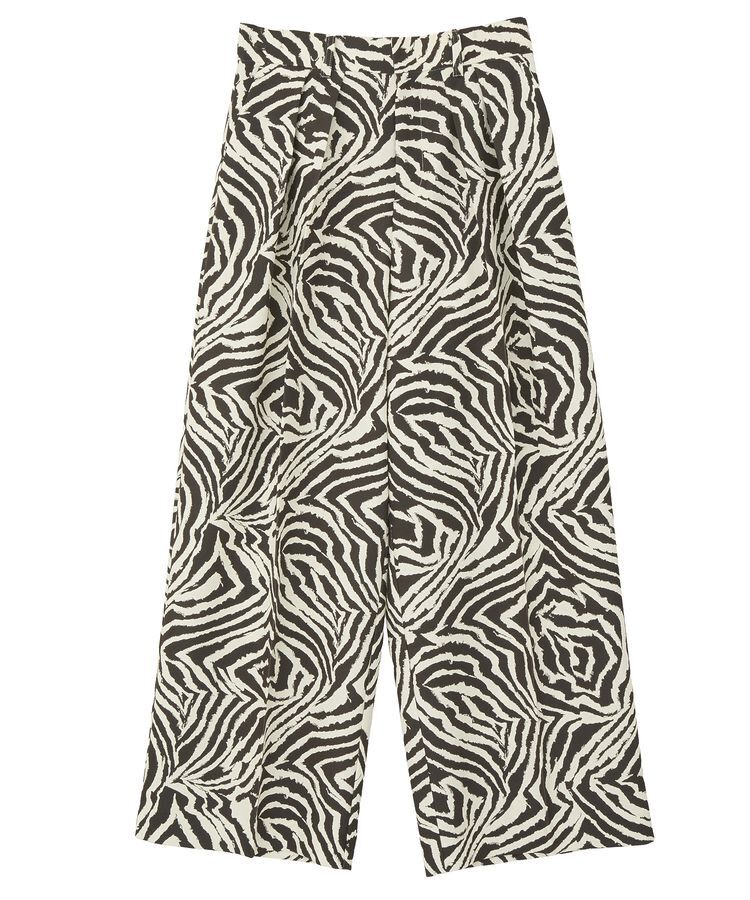 GARAGE OF GOOD CLOTHING「【日本製】ゼブラプリント４タックワイドパンツ」|その他|