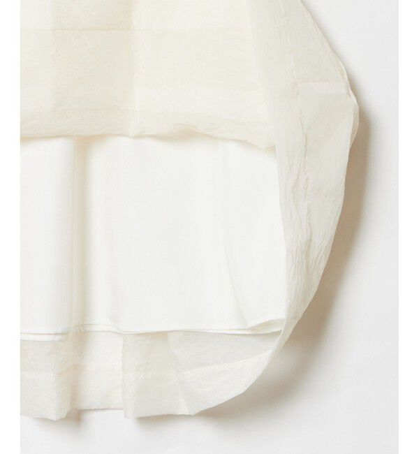 allureville「シアーオーガンタックギャザースカート」|スカート|