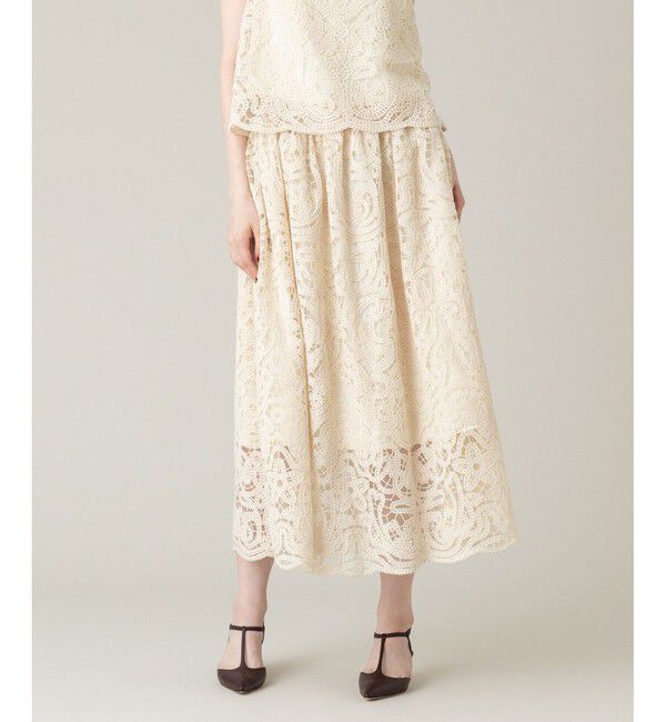 LOULOU WILLOUGHBY「【LOULOU WILLOUGHBY】モール刺繍スカート」|スカート|