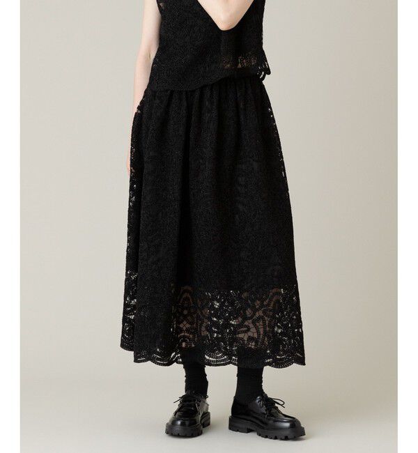 LOULOU WILLOUGHBY「【LOULOU WILLOUGHBY】モール刺繍スカート」|スカート|