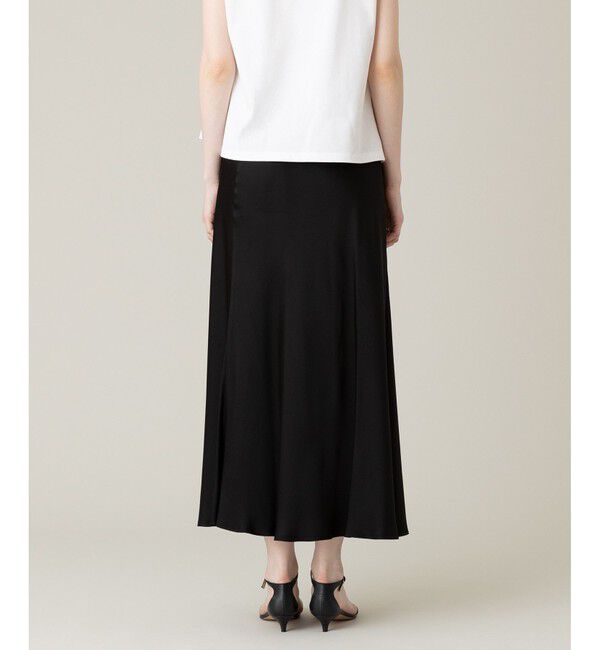 LOULOU WILLOUGHBY「【LOULOU WILLOUGHBY】サテンバイヤスナロースカート」|スカート|
