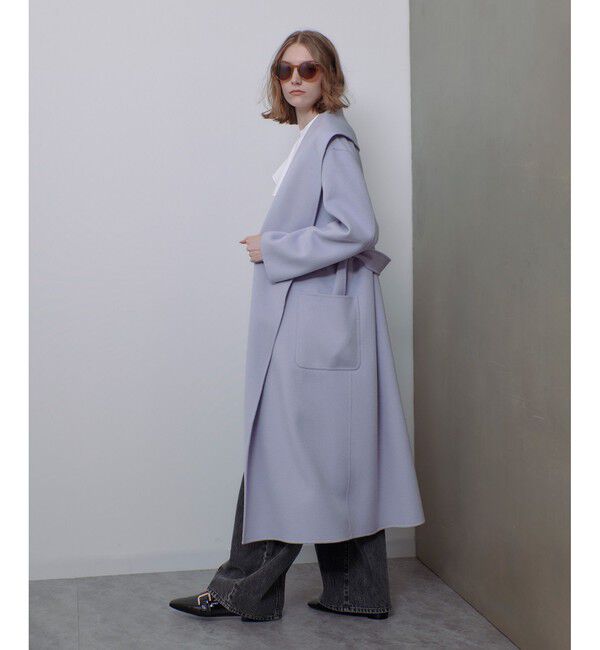 allureville「カシミヤ混リバービックショールコート」|その他|