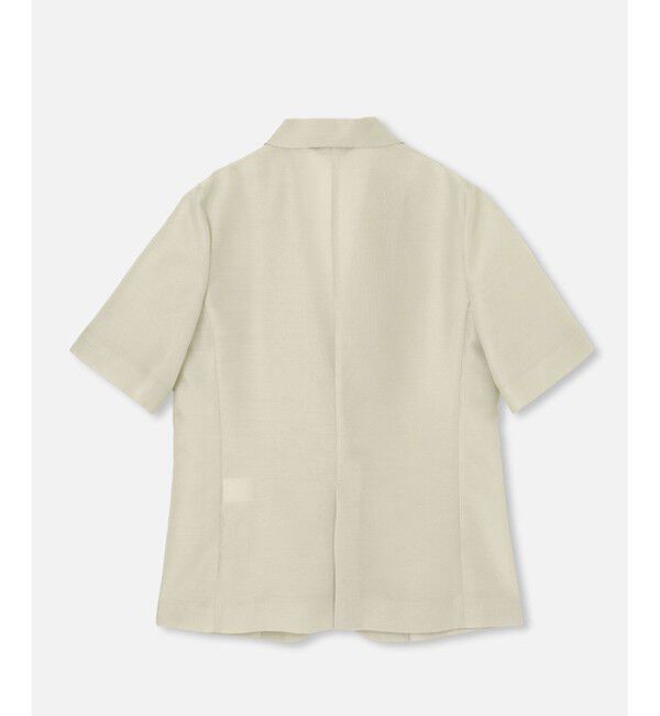 allureville「シアーハーフスリーブシングルジャケット」|テーラードジャケット|