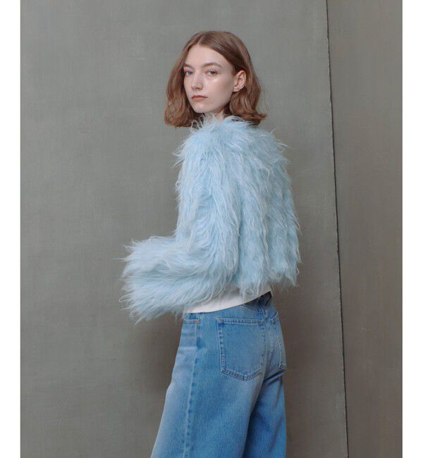 allureville「ミンクファーボトルネックプルオーバー」|ニット・セーター|