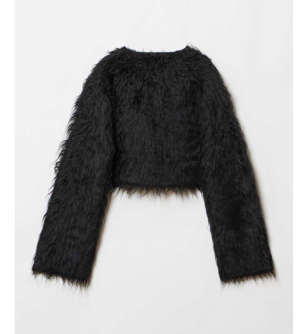 allureville「ミンクファーボトルネックプルオーバー」|ニット・セーター|