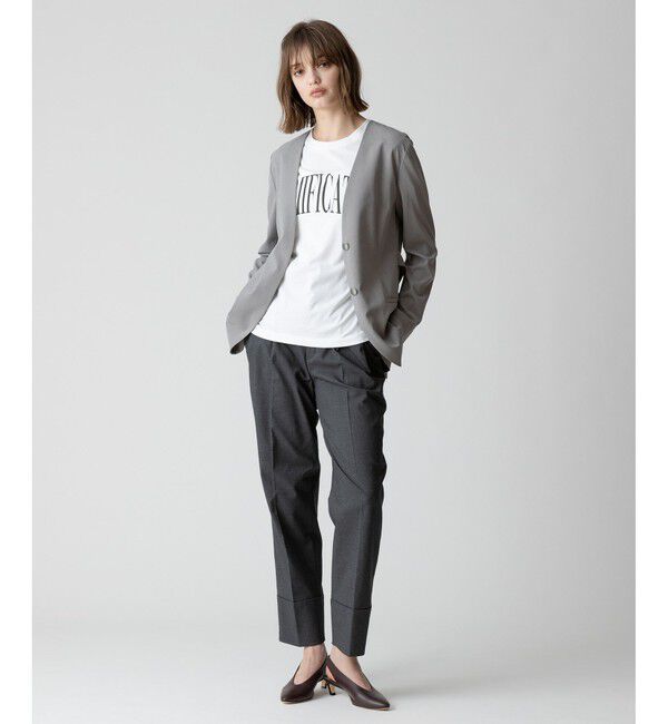 allureville「タックテーパードパンツ」|チノ|