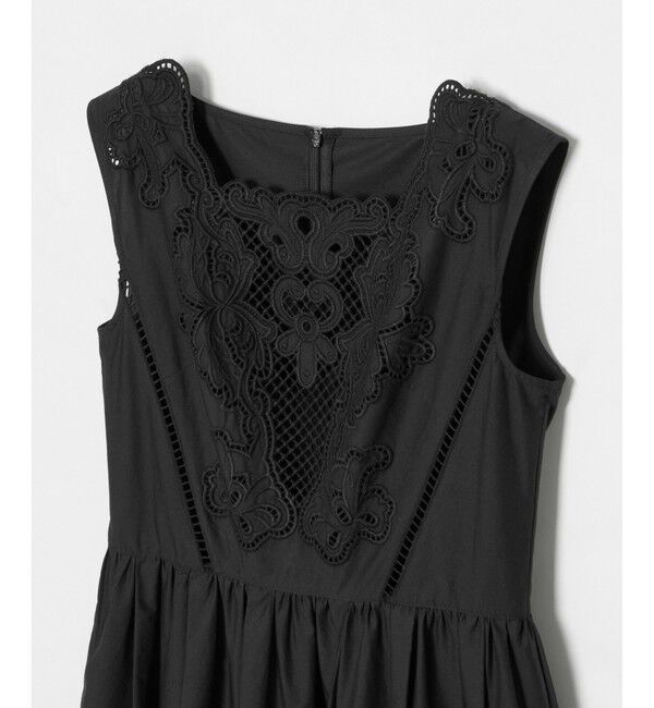 LOULOU WILLOUGHBY「【LOULOU WILLOUGHBY】エンブロイダリーノースリワンピース」|ワンピース|