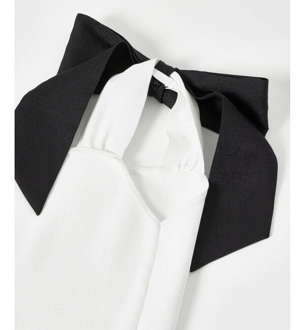 LOULOU WILLOUGHBY「【LOULOU WILLOUGHBY】ショルダーリボンミニタンクプルオーバー」|ニット・セーター|