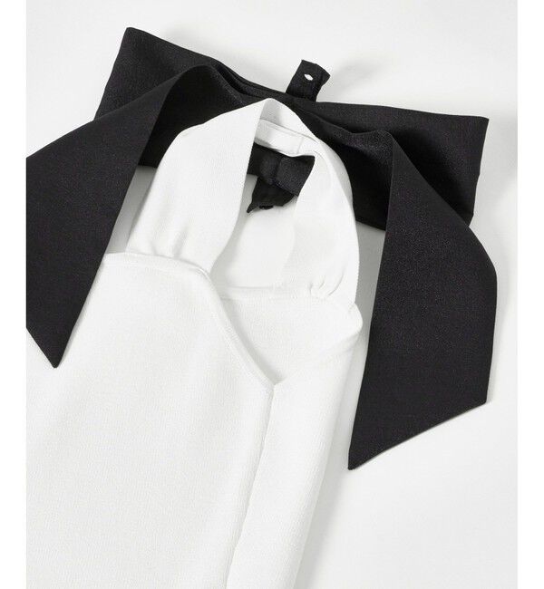 LOULOU WILLOUGHBY「【LOULOU WILLOUGHBY】ショルダーリボンミニタンクプルオーバー」|ニット・セーター|