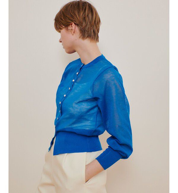 allureville「シアーラミーカーディガン」|カーディガン|