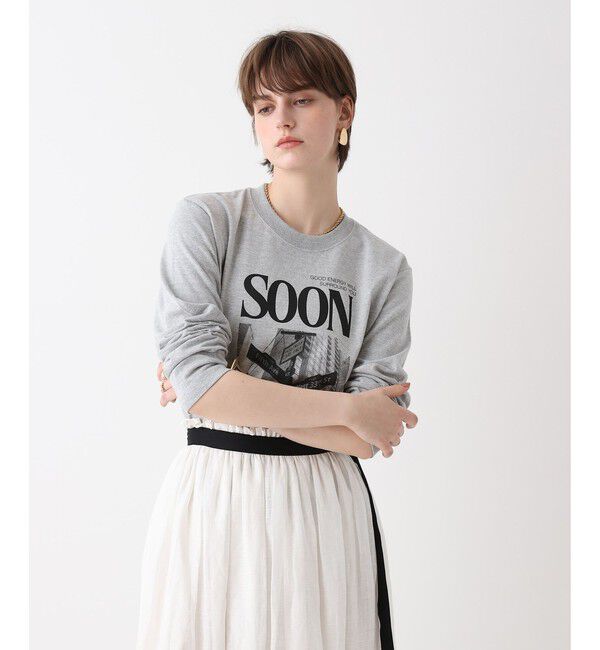 allureville「サイネージロゴロングTシャツ」|Tシャツ・カットソー|