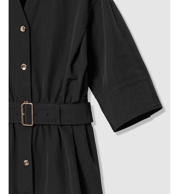 LOULOU WILLOUGHBY「【LOULOU WILLOUGHBY】ナイロンコットンクロスシャツワンピース」|ワンピース|