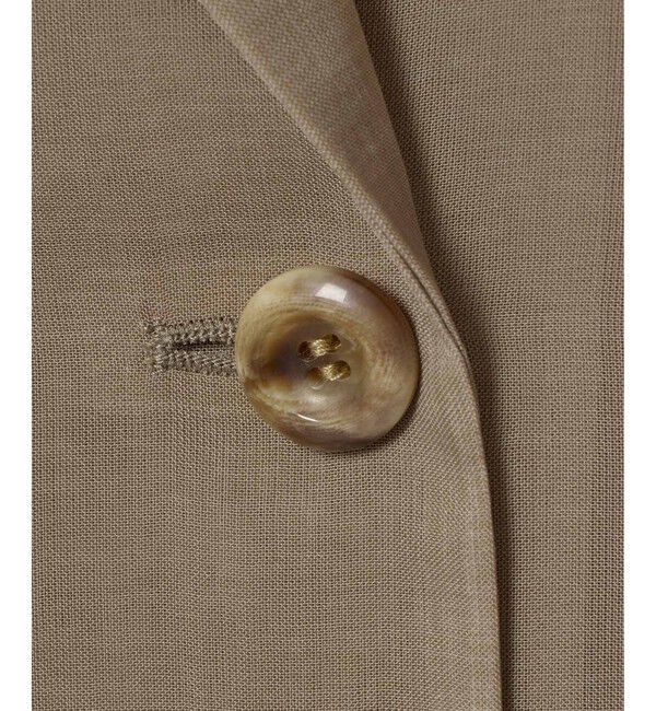 allureville「ワルツシアーオーガンジャケット」|テーラードジャケット|