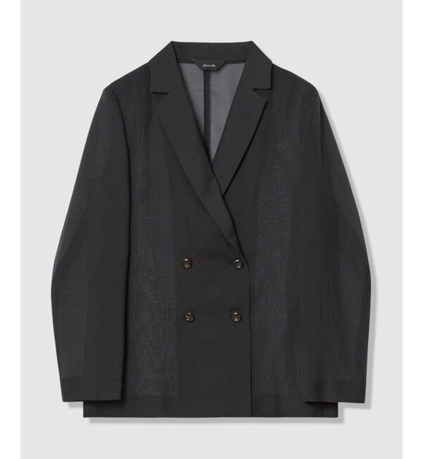 allureville「ワルツシアーオーガンジャケット」|テーラードジャケット|