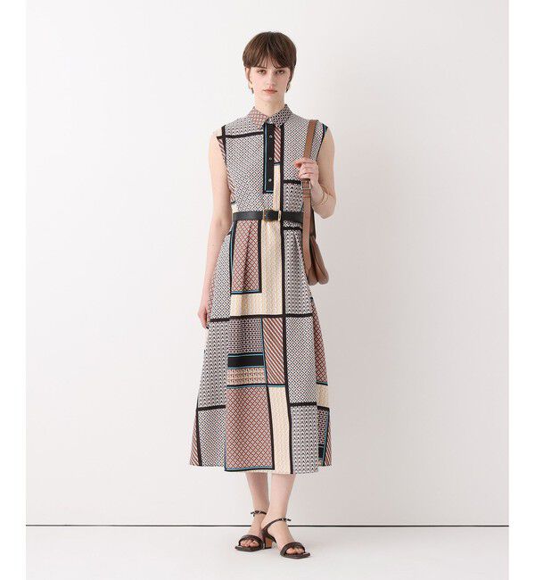 allureville「ジオメトリックプリントシャツワンピース」|ワンピース|