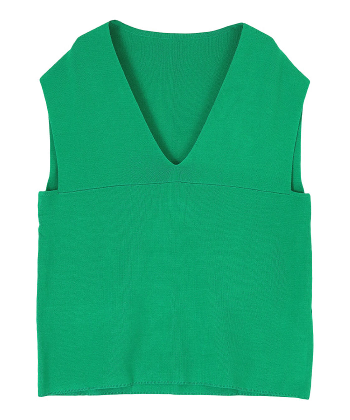 titivate「深Vネックニットベスト」|ニット・セーター|