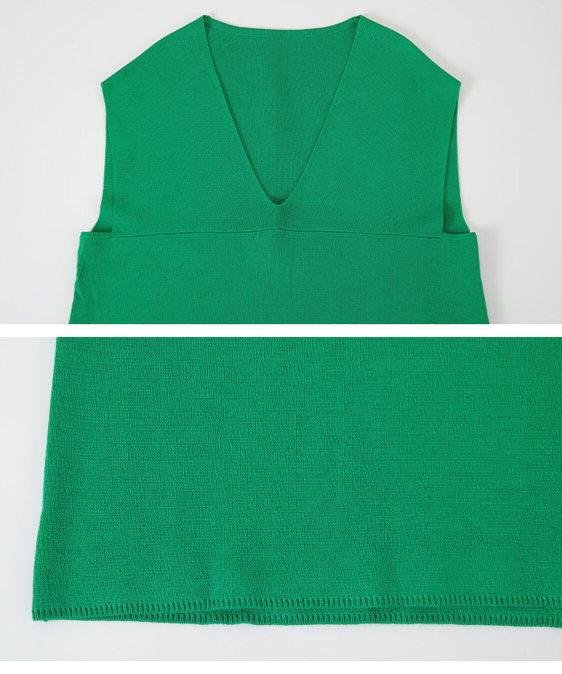 titivate「深Vネックニットベスト」|ニット・セーター|