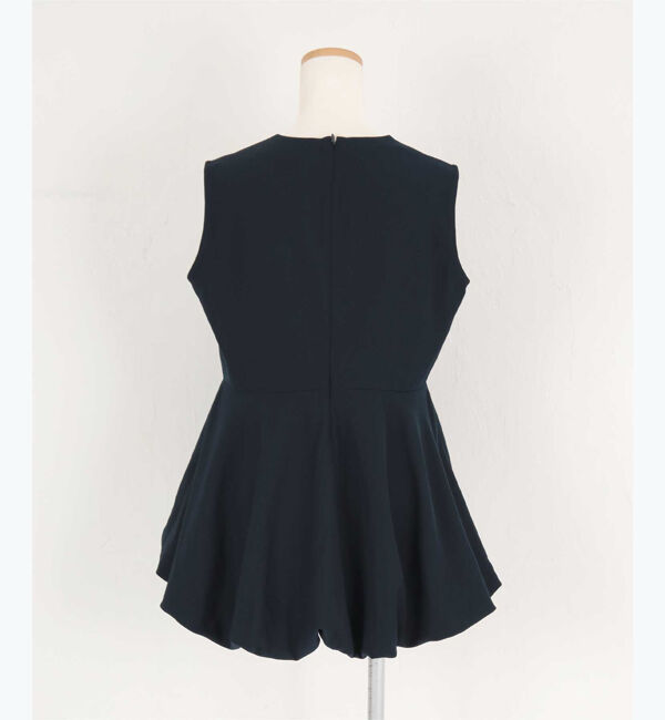 ur's「【八田真理子さんコラボアイテム】ノースリーブバルーンペプラムトップス」|Tシャツ・カットソー|