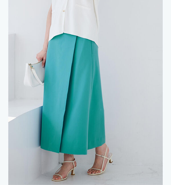 ur's「ベルト付ラップロングスカート」|スカート|