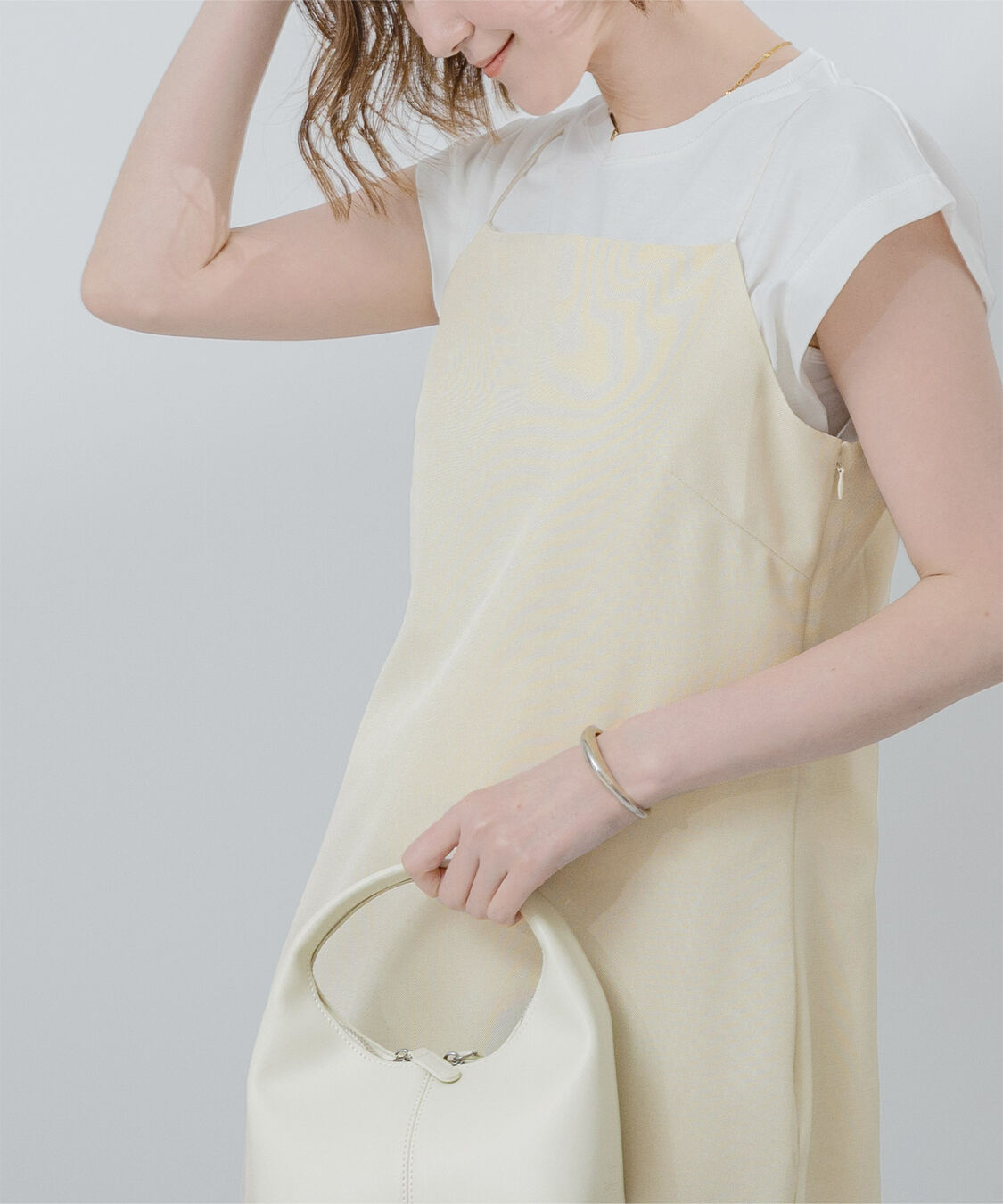 ur's「リネンライクIラインキャミワンピース」|ワンピース|