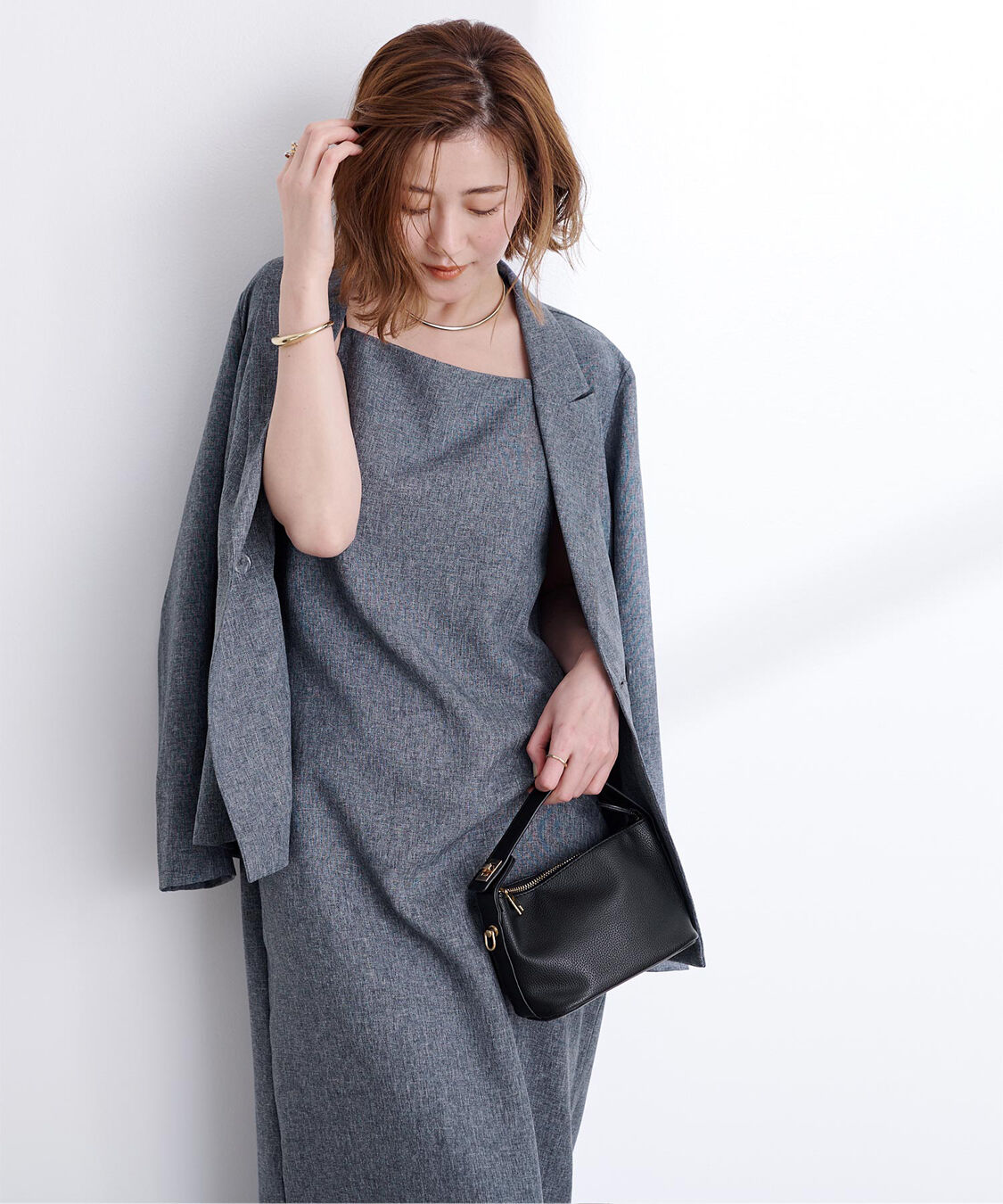 ur's「リネンライクIラインキャミワンピース」|ワンピース|