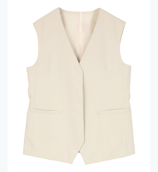 ur's「Vネックジレ/ベスト」|ベスト・ジレ|アイボリー