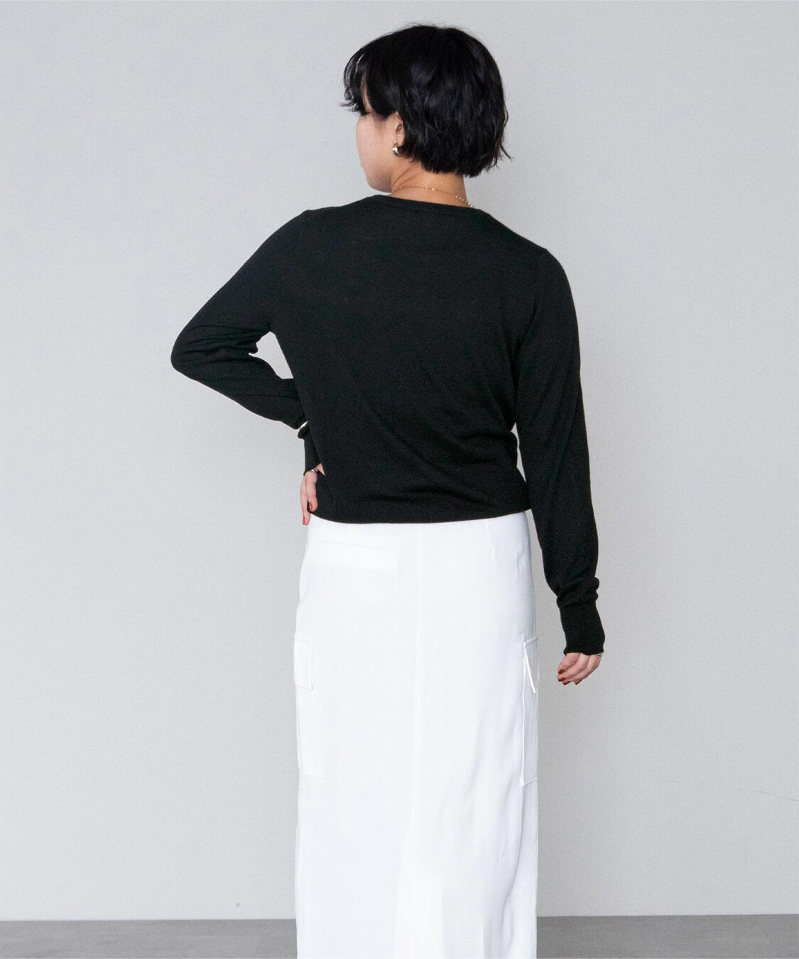 ur's「クルーネックハイゲージニット」|ニット・セーター|