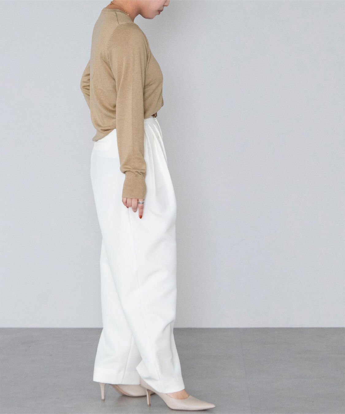 ur's「クルーネックハイゲージニット」|ニット・セーター|