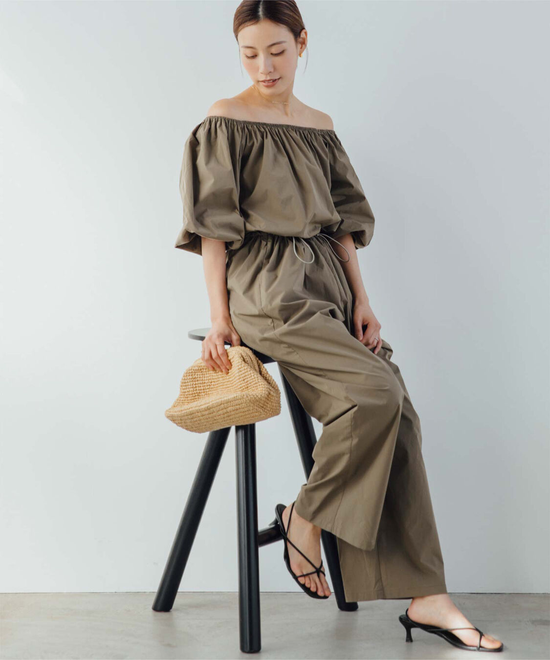 ur's「【黒川翼さんコラボアイテム】バルーンスリーブオールインワン/ラッシュガード」|コンビネゾン|