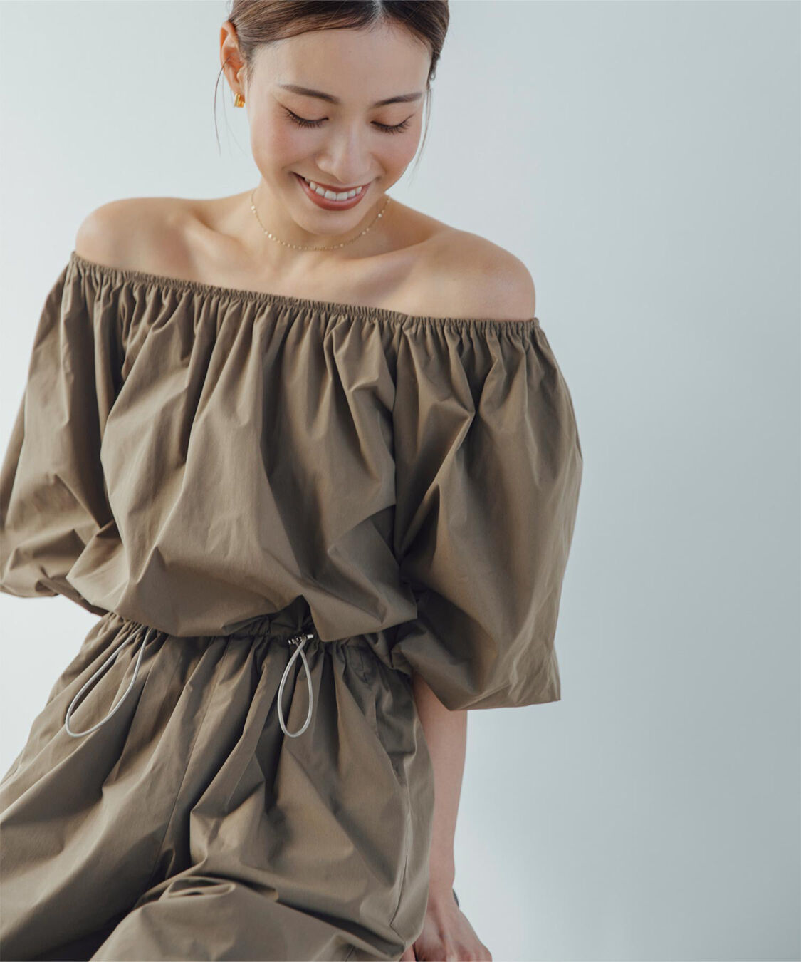 ur's「【黒川翼さんコラボアイテム】バルーンスリーブオールインワン/ラッシュガード」|コンビネゾン|