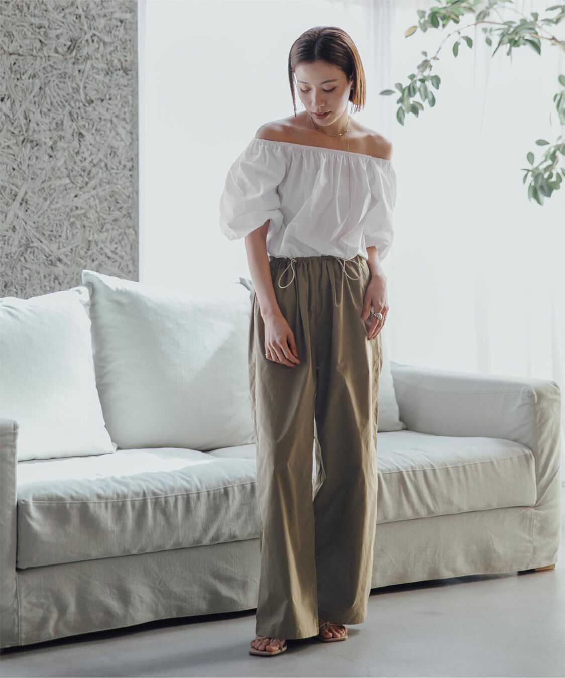 ur's「【黒川翼さんコラボアイテム】バルーンスリーブオールインワン/ラッシュガード」|コンビネゾン|