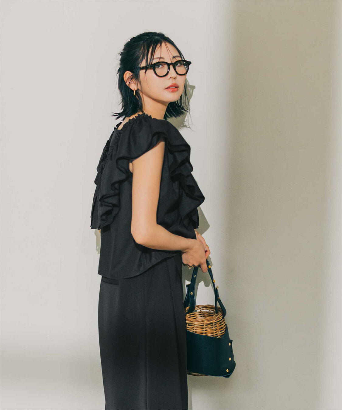 ur's「【うえむらあやのさんコラボアイテム】マルチwayフリルトップス」|シャツ・ブラウス|