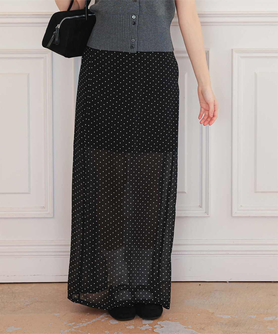 miette「シアードットIラインスカート」|スカート|