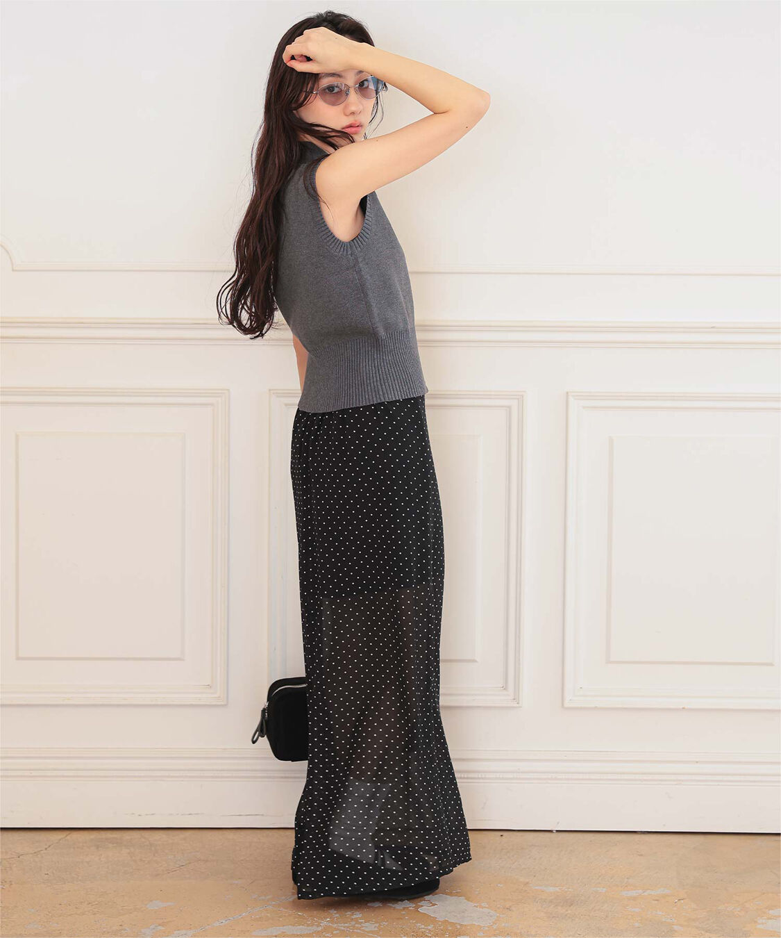 miette「シアードットIラインスカート」|スカート|