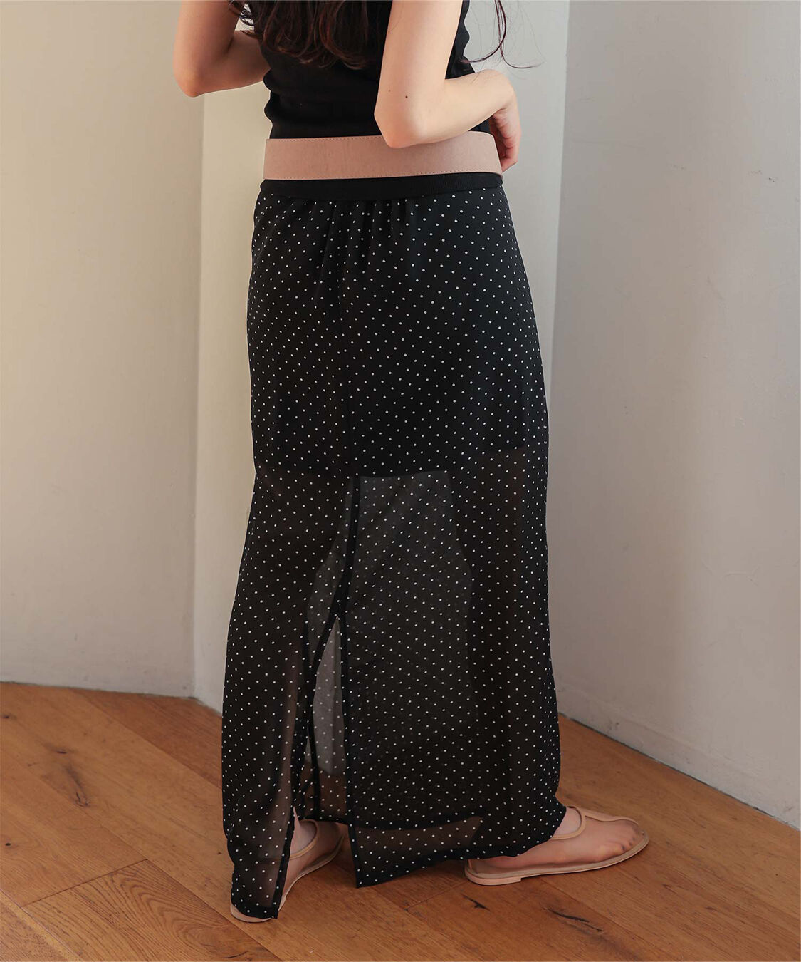 miette「シアードットIラインスカート」|スカート|