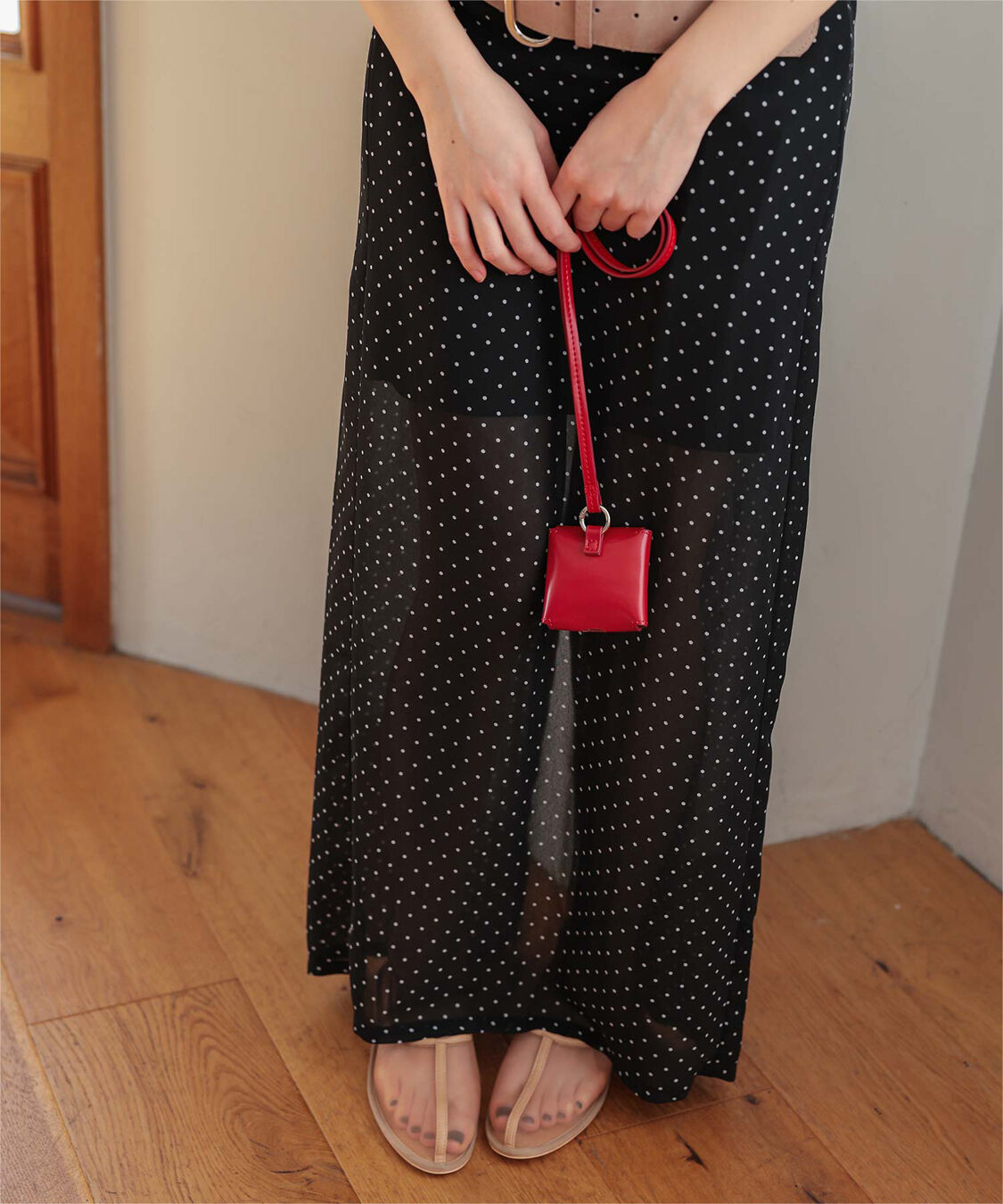 miette「シアードットIラインスカート」|スカート|