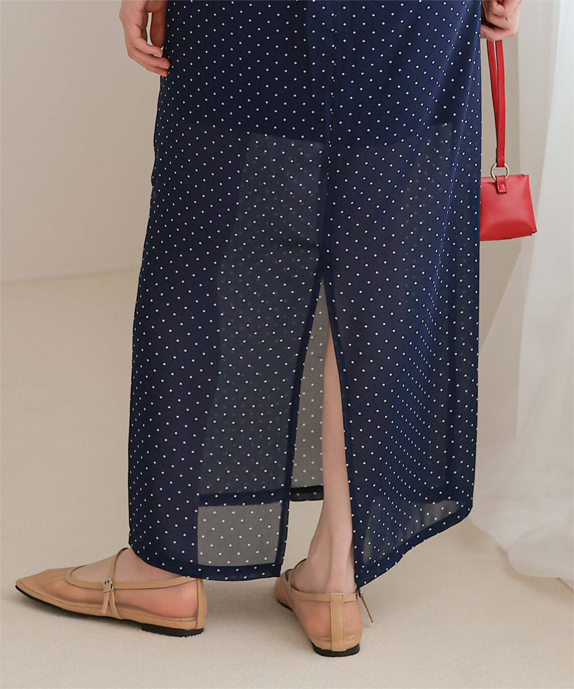 miette「シアードットIラインスカート」|スカート|