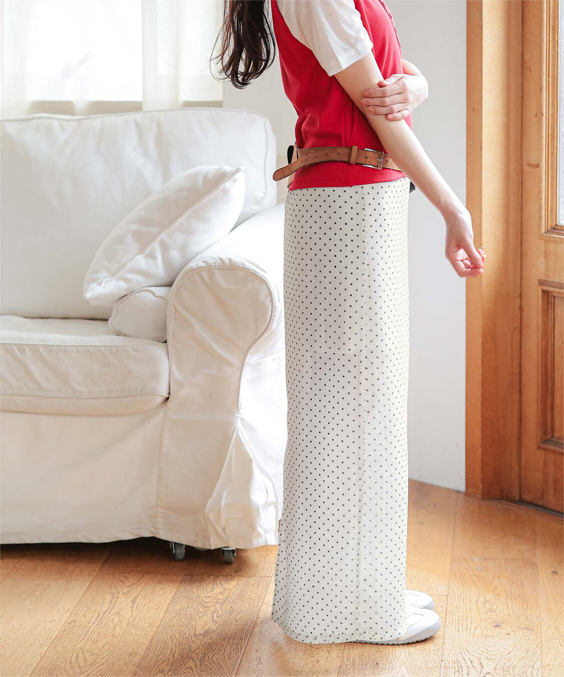 miette「シアードットIラインスカート」|スカート|