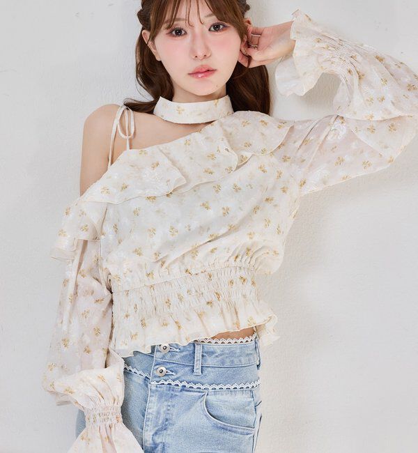  「2WAYワンショルフリルブラウス」|シャツ・ブラウス|イエロー系その他