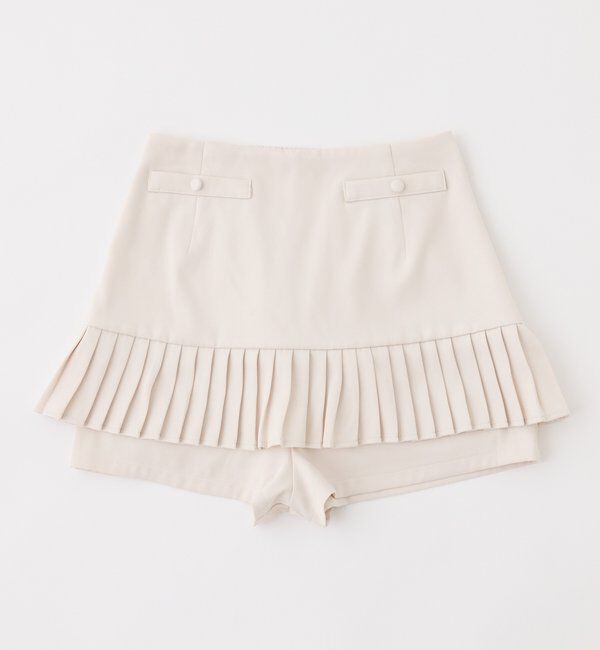  「【SMサイズ展開あり】細プリーツスカパン」|スカート|