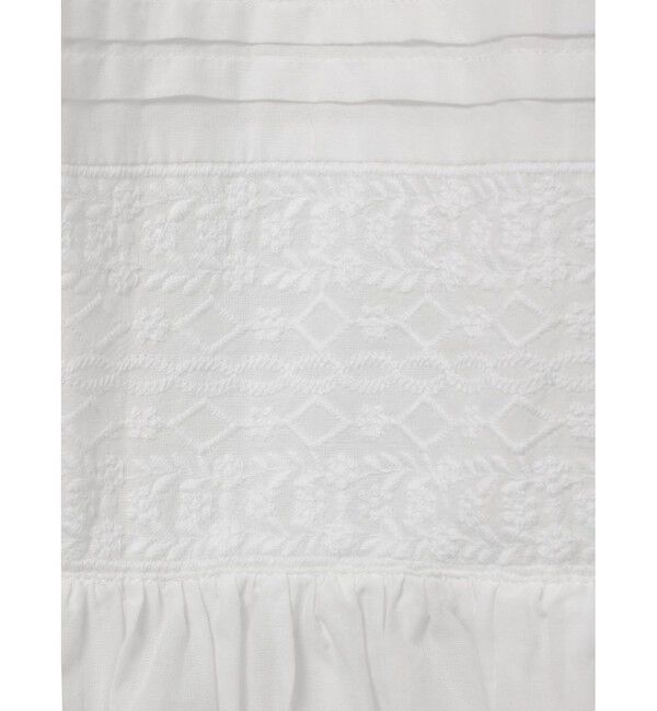 MARMARMAR「MARMARMAR レース切り替えタックボリュームスカート」|スカート|