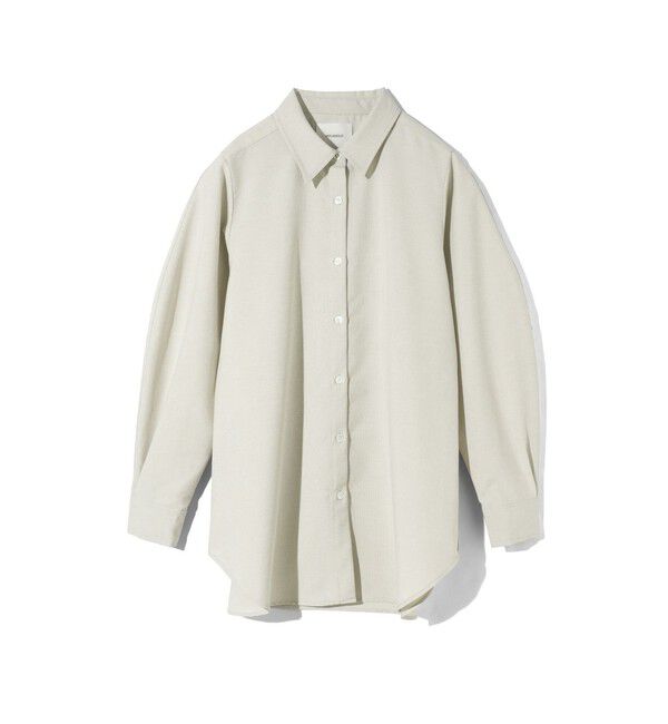 MIDIUMISOLID「MIDIUMISOLID for Ladies ボリュームスリーブシャツチュニック」|シャツ・ブラウス|