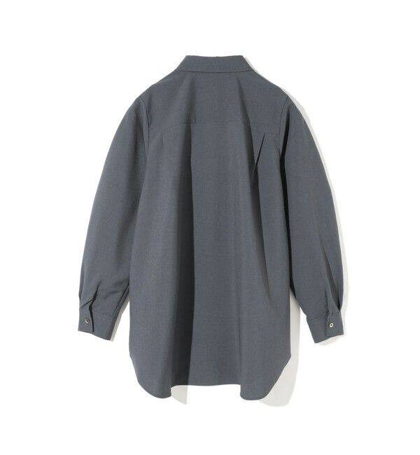 MIDIUMISOLID「MIDIUMISOLID for Ladies ボリュームスリーブシャツチュニック」|シャツ・ブラウス|