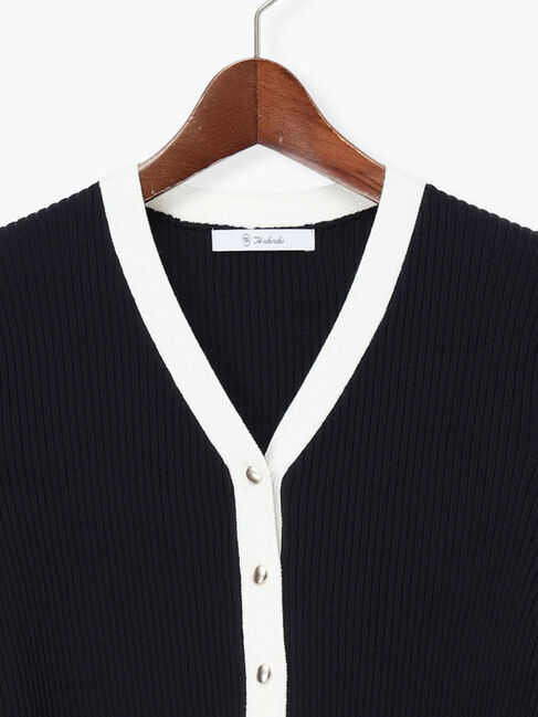 Te chichi「リブVネックカーディガン《2026 spring catalog item》」|カーディガン|