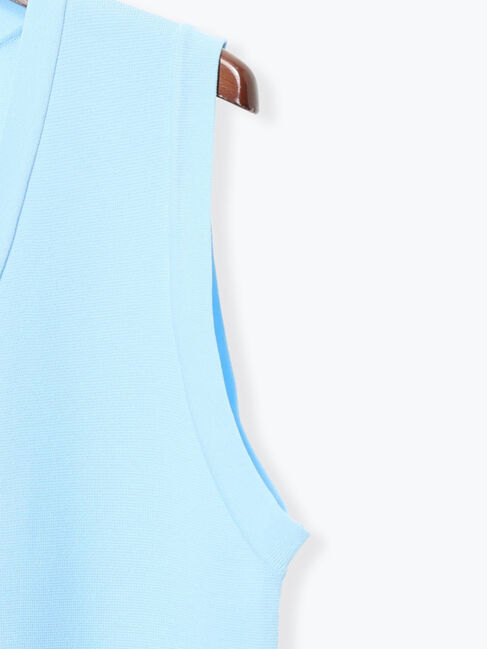 Te chichi「Vネックニットベスト」|ダウンベスト・ベスト|