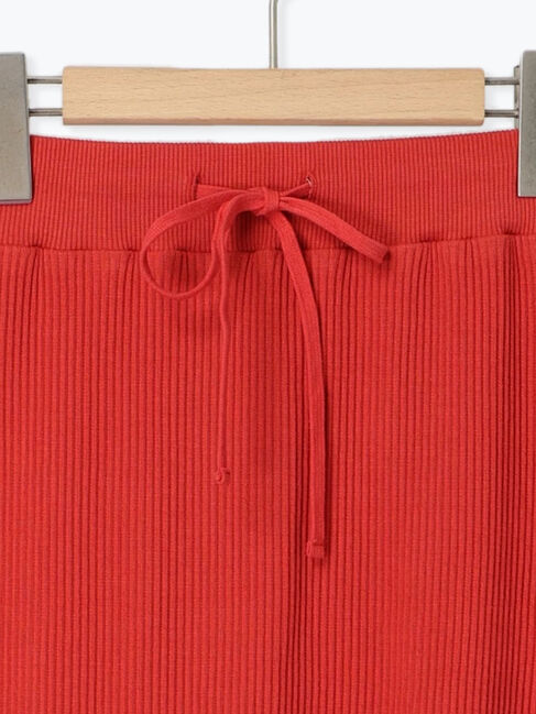 Samansa Mos2「セルフカットリブナロースカート」|スカート|