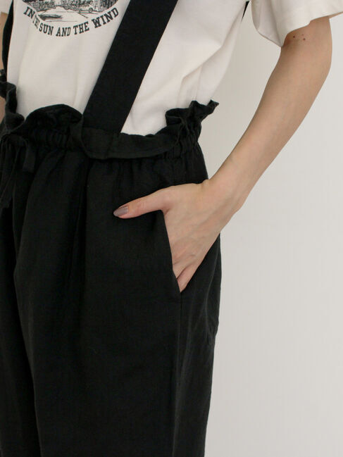Samansa Mos2「【Cross&times;Linen】サス付パンツ」|その他|